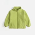 thumbnail image 1 of GBSYEWXS Coat For Kids Boys Long Sleeve Solid Color Breathable Comfortable Stand Neck Jacket Green Size 18--24 Months, 1 of 9