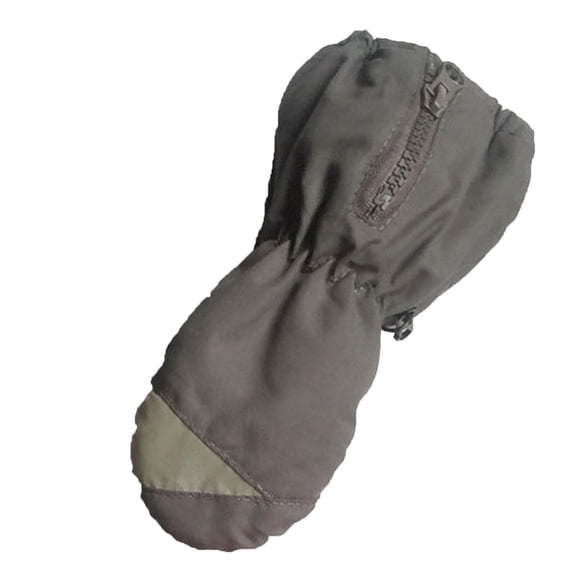 GBSYEWXS Kids Boys Children Thermal Insulation Mittens Daily Wear Cold Weather Solid Color Grey Polyester Mitt