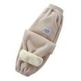 thumbnail image 1 of GBSYEWXS Kids Boys Pants Athletic Jogger Sweatpants Lined Winter Solid Color Fashion Warm Long Bottoms Trousers Khaki Size 8-9 Years, 1 of 5