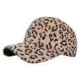 thumbnail image 1 of GBSYEWXS Men Baseball Cap Fashion Leopard Print Beige Hat All-Season, 1 of 5