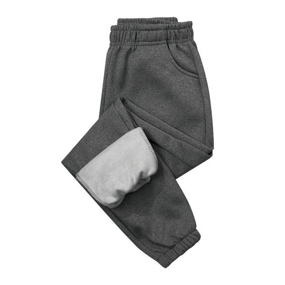 GBSYEWXS Pants For Little Boys Childred Joggers Warm Sports Elastic Waist Grey Trousers Size 7-8 Years