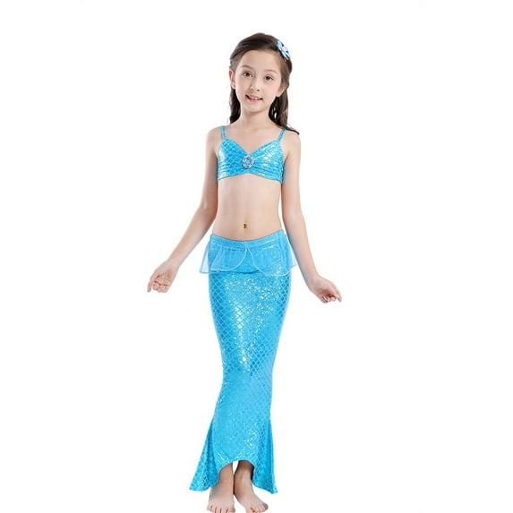 GBSYEWXS Toddler Kids Girls Sling Bikini Print Top Shorts Sets Swimwear Swimsuit Summer Beach Outfit 3Pcs Bathing Suits Size 8-9 T