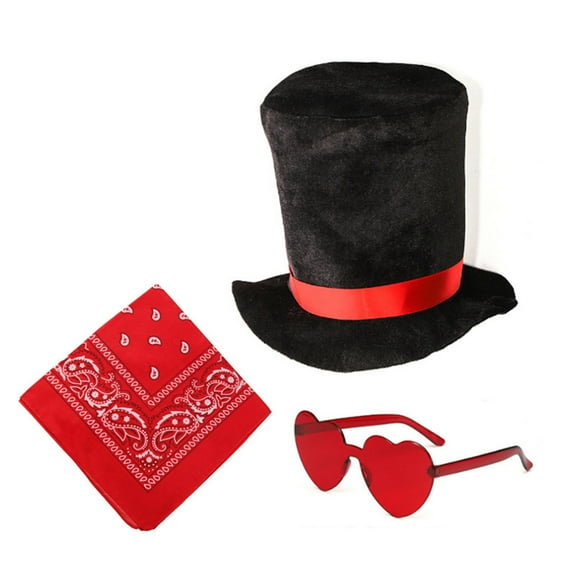 GBSYEWXS Top Hat For Women Solid Color Fashion All-Season Christmas Red Nylon,Spandex Cap