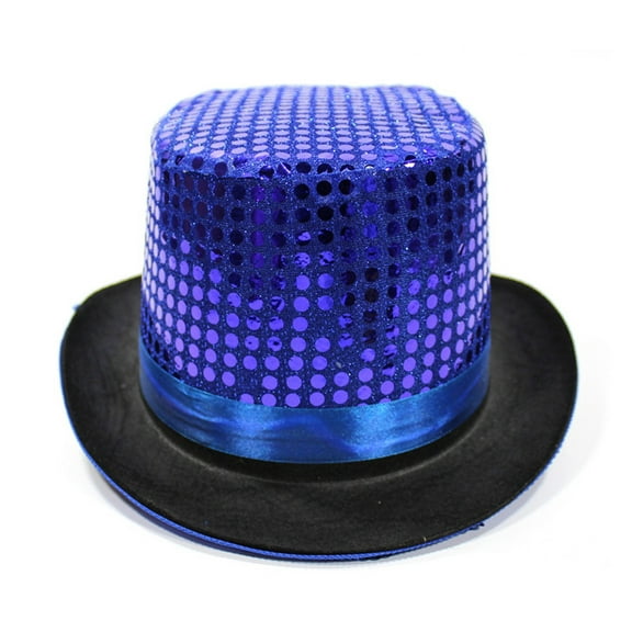 GBSYEWXS Women Top Hat Daily Wear Sequins Blue Cap All-Season