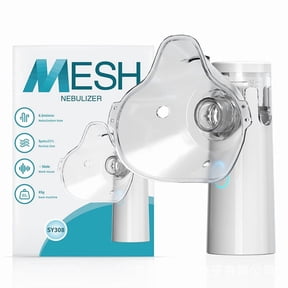 GBXGBX Portable Handheld Mist Device for Home Use Quiet Mesh Atomizer for Adults & Kids - 308_BATTERY