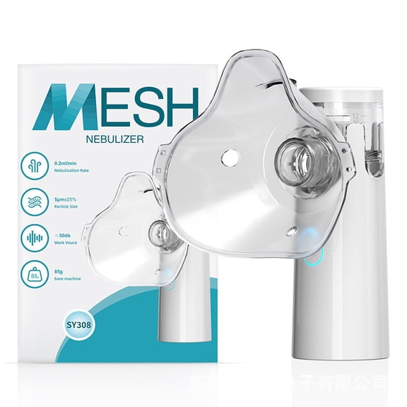 GBXGBX Portable Handheld Mist Device for Home Use Quiet Mesh Atomizer for Adults & Kids - 308_CHARGE