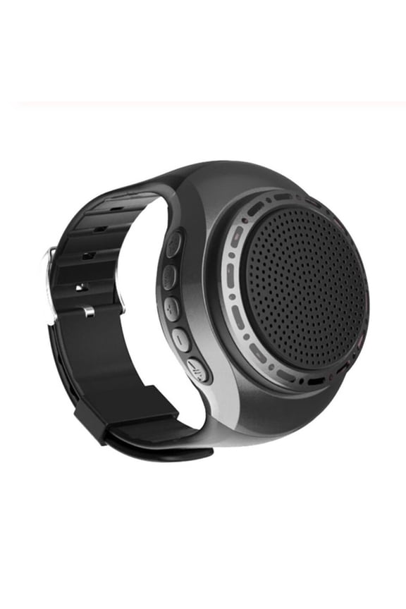 U6 Bluetooth Speaker, Wrist Watch BT Speakers with FM Radio, 32GB Memory Card Colorful LED Long Standby Portable Speaker for Outdoor Sports Running Cycling