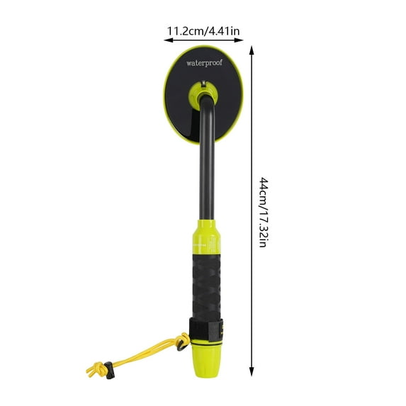 GC-2008 Underwater Metal Detector - IP68 Waterproof, 65ft Depth, Pulse Induction for Diving, Beach & Land with Vibration/LED Alarm