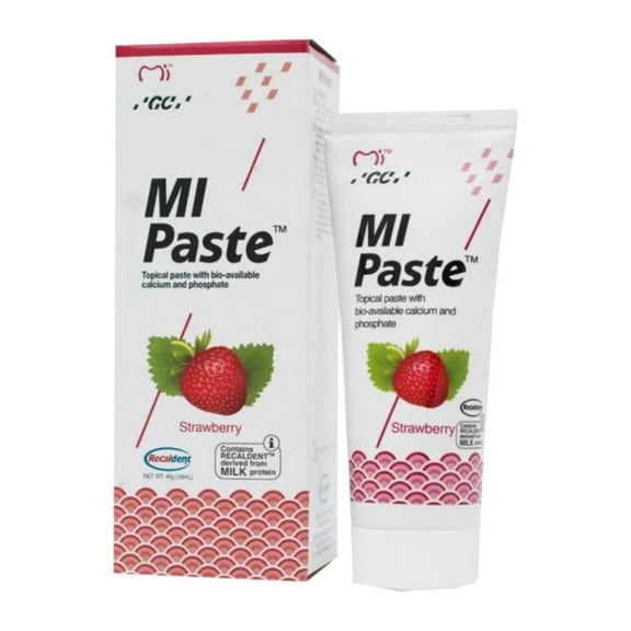 GC MI Paste Fluoride-Free Strawberry Flavor 40g