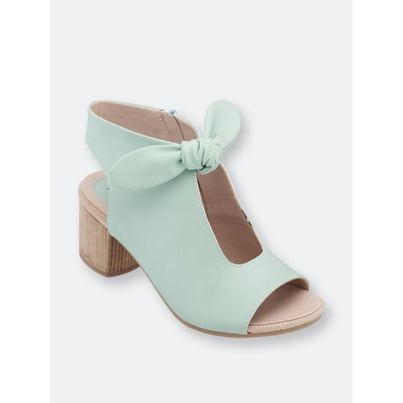 GC Shoes Women's Low Heeled Peep Toe Dress Pumps, 2.5 Inch Ankle Bootie Sandals, Casual/Dressy Block Heels