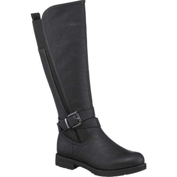 GC Shoes Womens Aston Faux Leather Tall Knee-High Boots