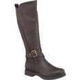 thumbnail image 1 of GC Shoes Womens Aston Faux Leather Zipper Knee-High Boots, 1 of 3
