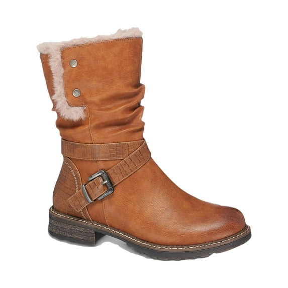 GC Shoes Womens Bailey Leather Cold Weather Winter Boots