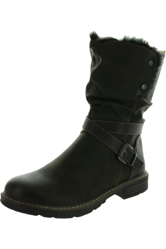 Womens Bailey Leather Cold Weather Winter Boots