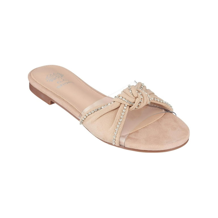 GC Shoes Womens RIHANNA Faux Suede Slip On Flat Shoes