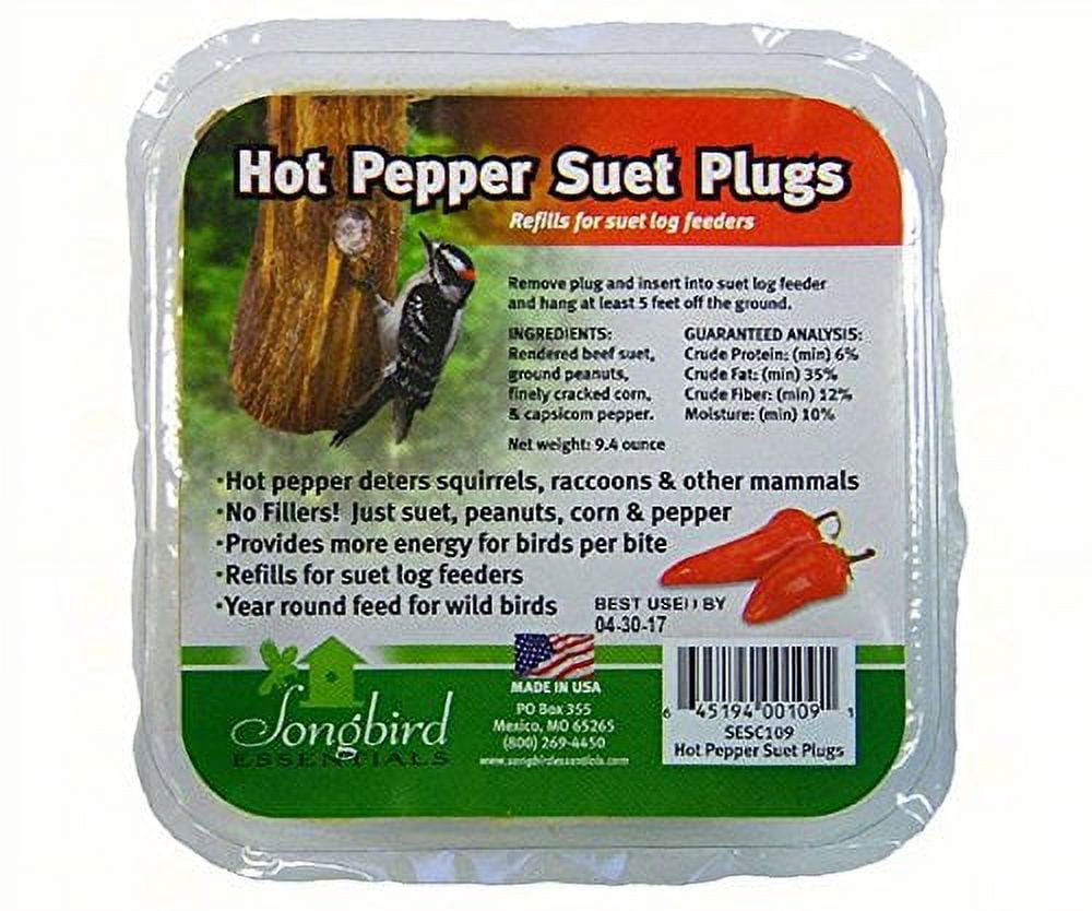 GC Songbird Suet Plugs Hot Pepper