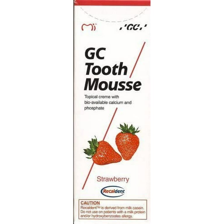 Recaldent - GC Tooth Mousse - Dentifrice fraise 40g 