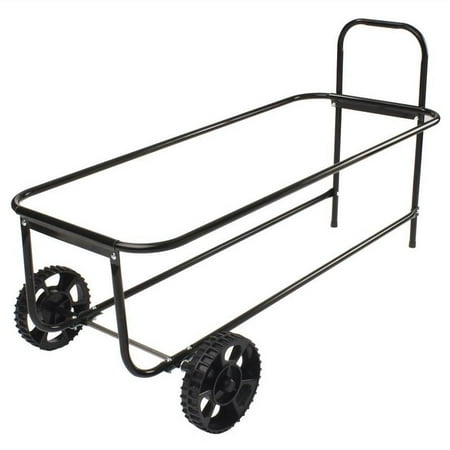 Precision Products 200 lbs Steel Garbage Can Caddy, Black