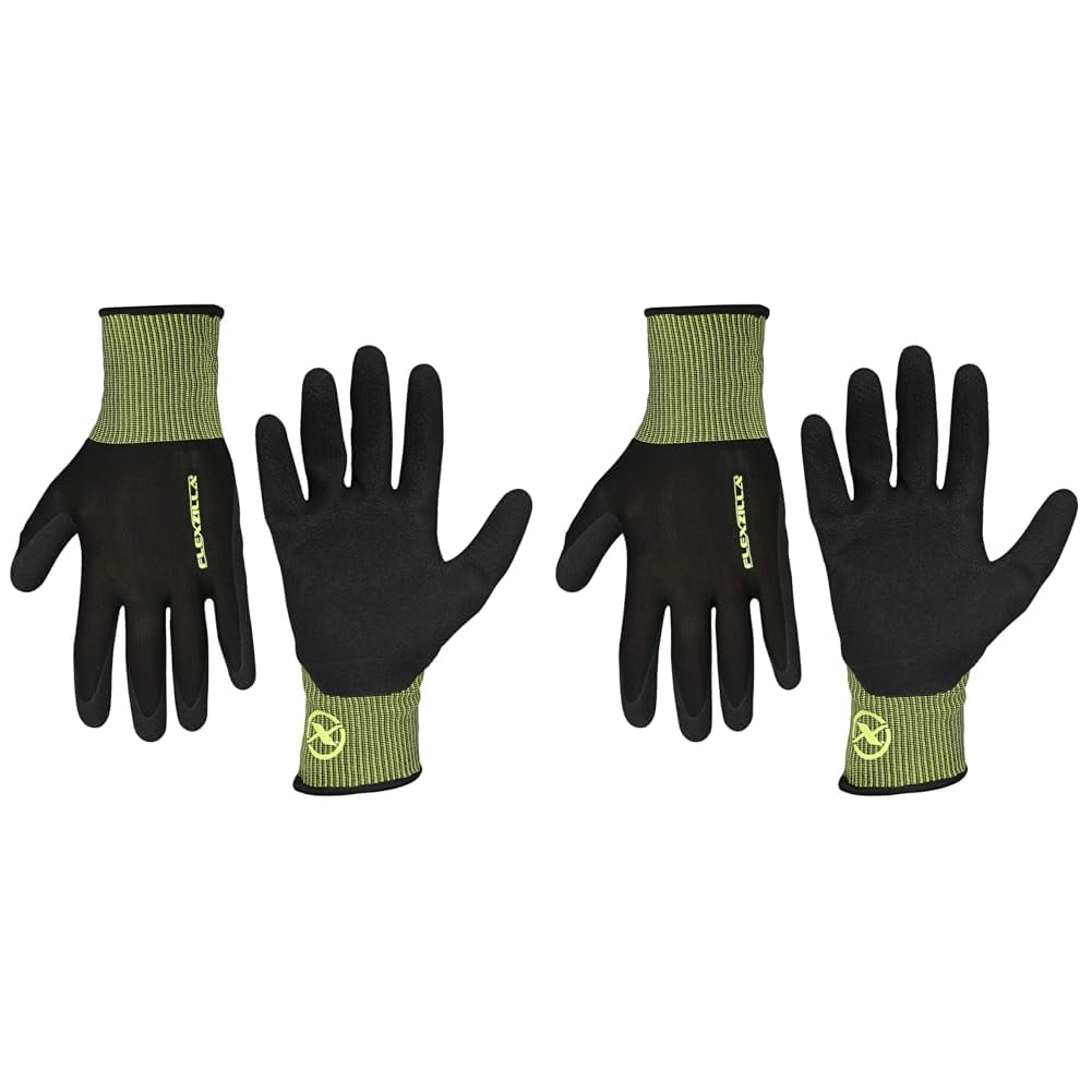 GC220L Black Foam Latex Dip L General Purpose GloveGloves GC220L