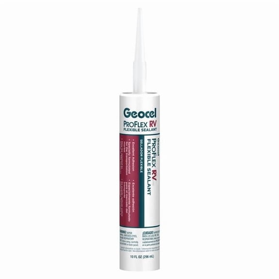 GC28850 10 oz Pro Flex RV Flexible Sealant, Clear