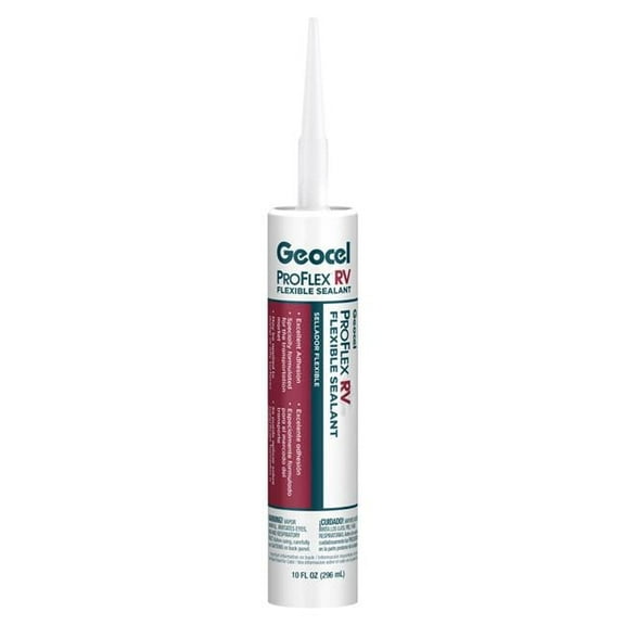 GC28900 10 oz Pro Flex RV Flexible Sealant, Clear