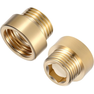 2 Pack Brass G1/2 Shower Extension Arms - 26mm Male To Female Pipe Fittings