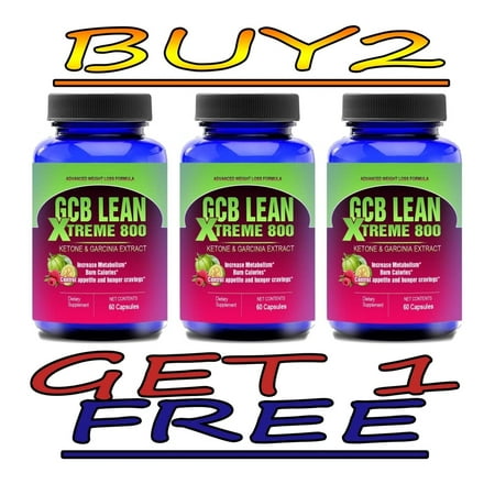 GCB Lean Extreme with Raspberry Ketones and Garcinia Extract (buy 2 get 1 FREE)