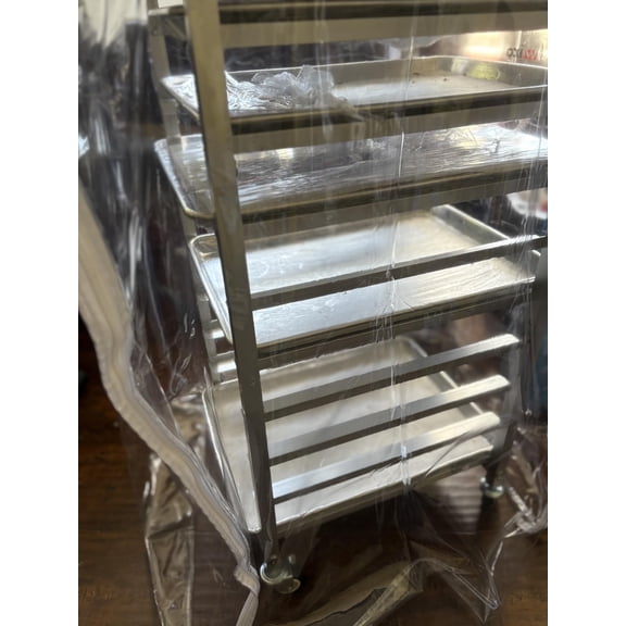 GCCP 21x15x34in Clear Plastic Cover For 10 Tier Sheet Pan Rack ALRK-10 ALRK-10BK Dishwasher Safe Kitchen