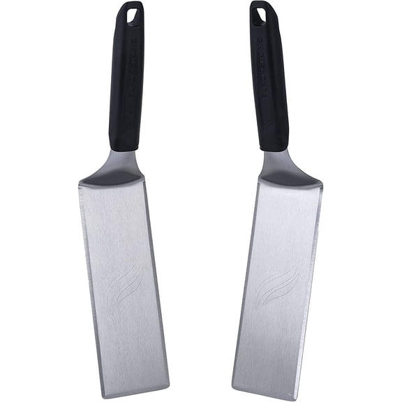 GCCP Extra Long Griddle Spatula Set Of 2 15.3 Inch Stainless Steel Heat Resistant For BBQ Flat Top Grill