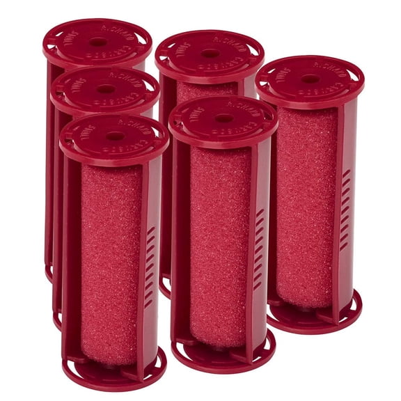GCCP Molecular 0.75 inch Small Steam Hair Rollers 6 Pack with Shields for Steamer Replacement Curls