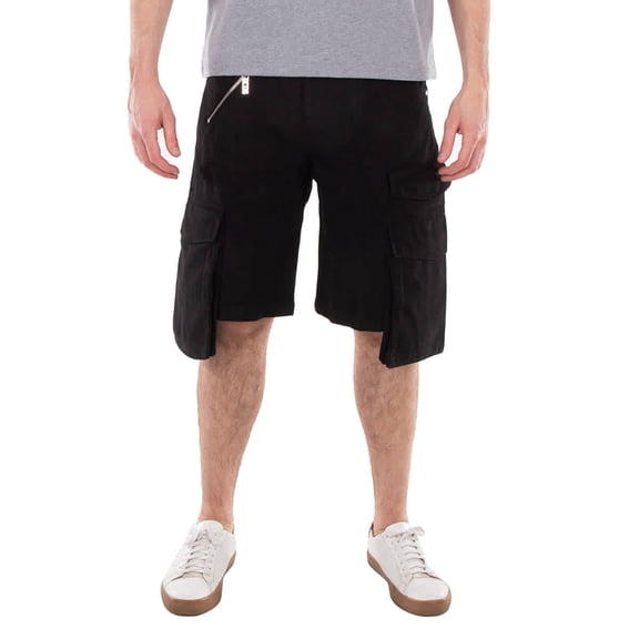 GCDS Cotton Gabardine Ultracargo Bermuda Shorts, Brand Size 46 (Waist Size 30")