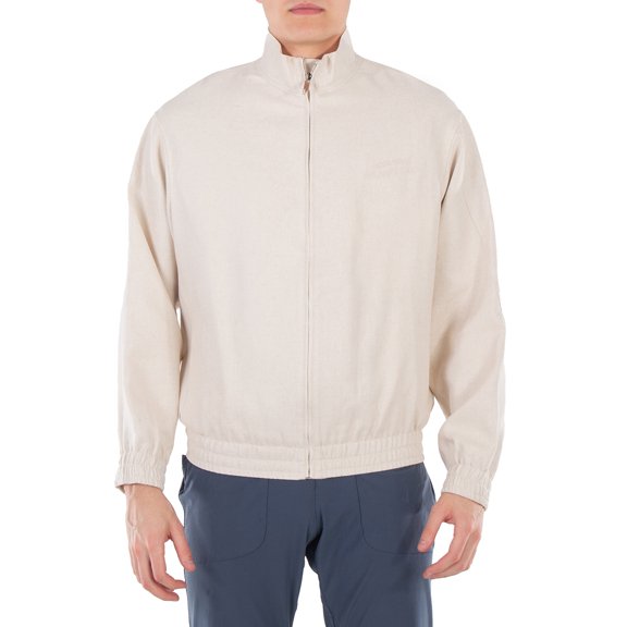 GCDS Linen Blend Logo Tracktop, Brand Size 48 (US Size 38)