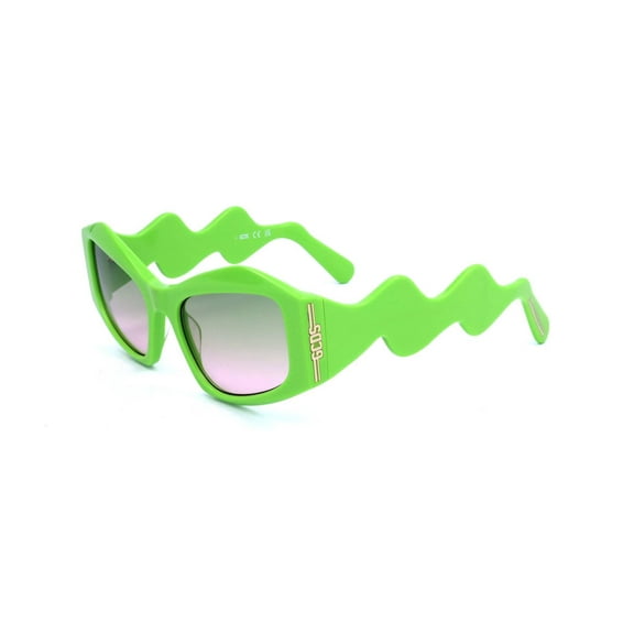 GCDS sunglasses GD0023 UNISEX 54/19/140 93P SHINY LIGHT GREEN