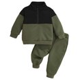 thumbnail image 1 of GCETTIC Baby Outfits Boy Toddler Baby Boy Clothes Sweatshirt Tops + Pants Fall Winter Outfits Set AG,9-12 Months, 1 of 9