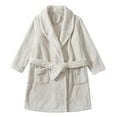 thumbnail image 1 of GCETTIC Boys' Bathrobes Boys Solid Robes Bathrobe Robes White,15-16 Years, 1 of 2