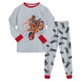 thumbnail image 1 of GCETTIC Boys Pajama Set 2 Piece Long Sleeve Pants Cartoon Print Sleepwear Red, Size 8-9 Years, 1 of 9