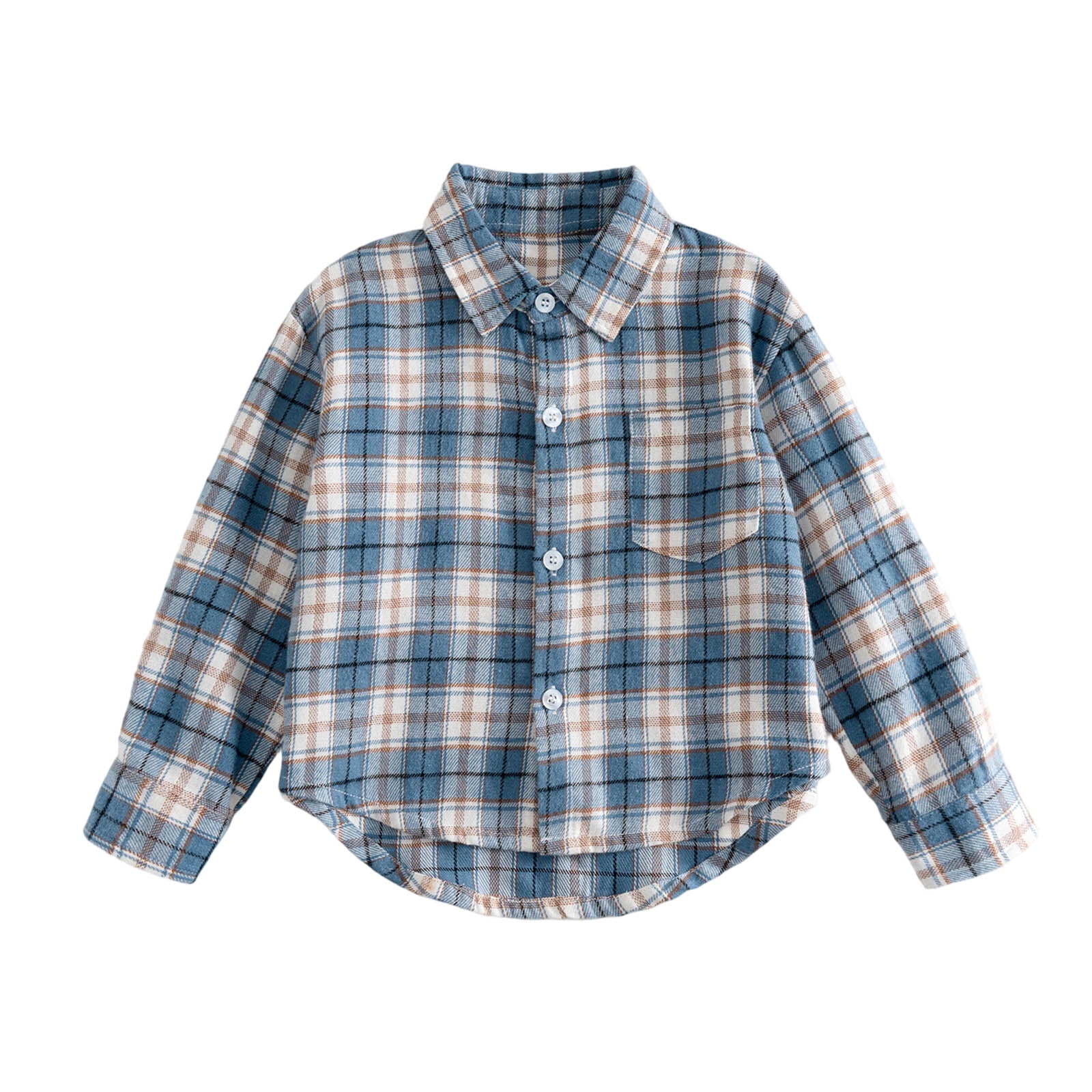 GCETTIC Button Down Shirt Boys Boys Long Sleeve Dress Shirts Regular ...
