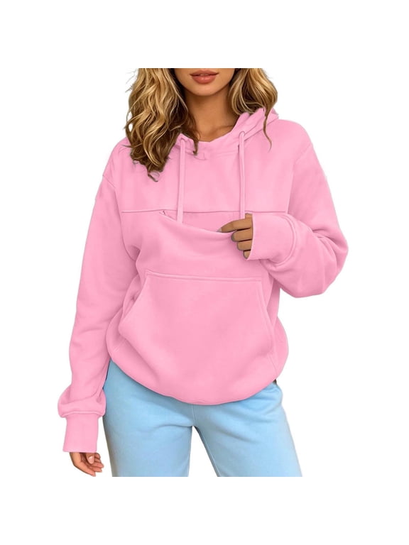 Cat Hoodie With Pouch Pet Carrier Sweatshirt Cuddle Pouch Hoodie with Kangaroo Pocket for Cats Blanket Hoodies for Women Size,S