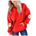 thumbnail image 1 of GCETTIC Girls Hoodie Sweatshirt Hoodies for Teen Girls Halloween Cute Ghost Graphic Hooded Sweatshirts Oversized Preppy Pullover Season Tops Size,8-10 Years, 1 of 4