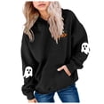 thumbnail image 1 of GCETTIC Girls Hoodies Hoodies for Teen Girls Halloween Cute Ghost Graphic Hooded Sweatshirts Oversized Preppy Pullover Season Tops Size,11-12 Years, 1 of 4