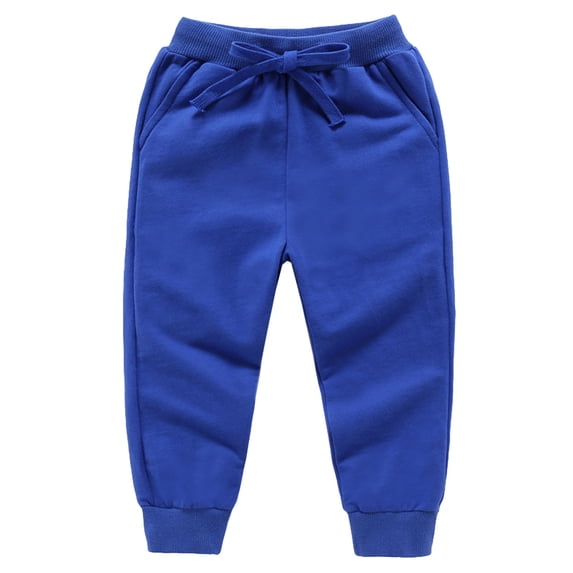 GCETTIC Kids Pants Toddler and Kids Boys Pants Joggers Sweatpants for Boys Blue Size,18-24 Months