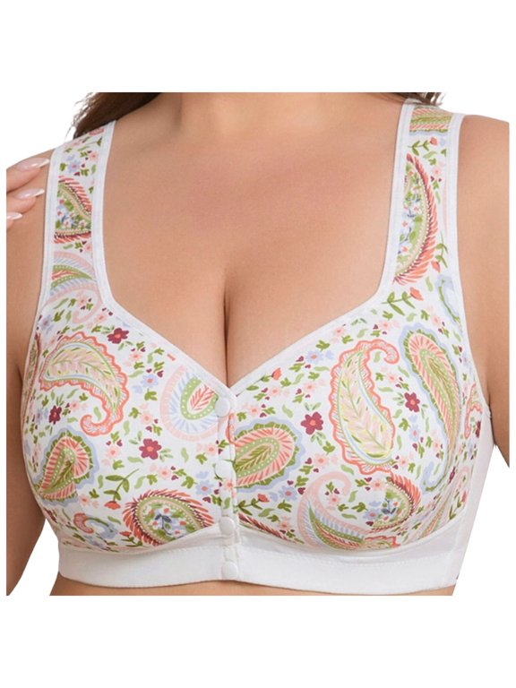 Oversized Front Bra Printed Tank Top Printed Polyamide Spandex Tank Top Casual White 2XL