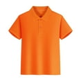 thumbnail image 1 of GCETTIC Uniform Polo Shirts for Boys, Husky Fit School Polo, Cotton Poly Pique Golf Tee, Bulk School Uniform Tops 7-8 Years, 1 of 3