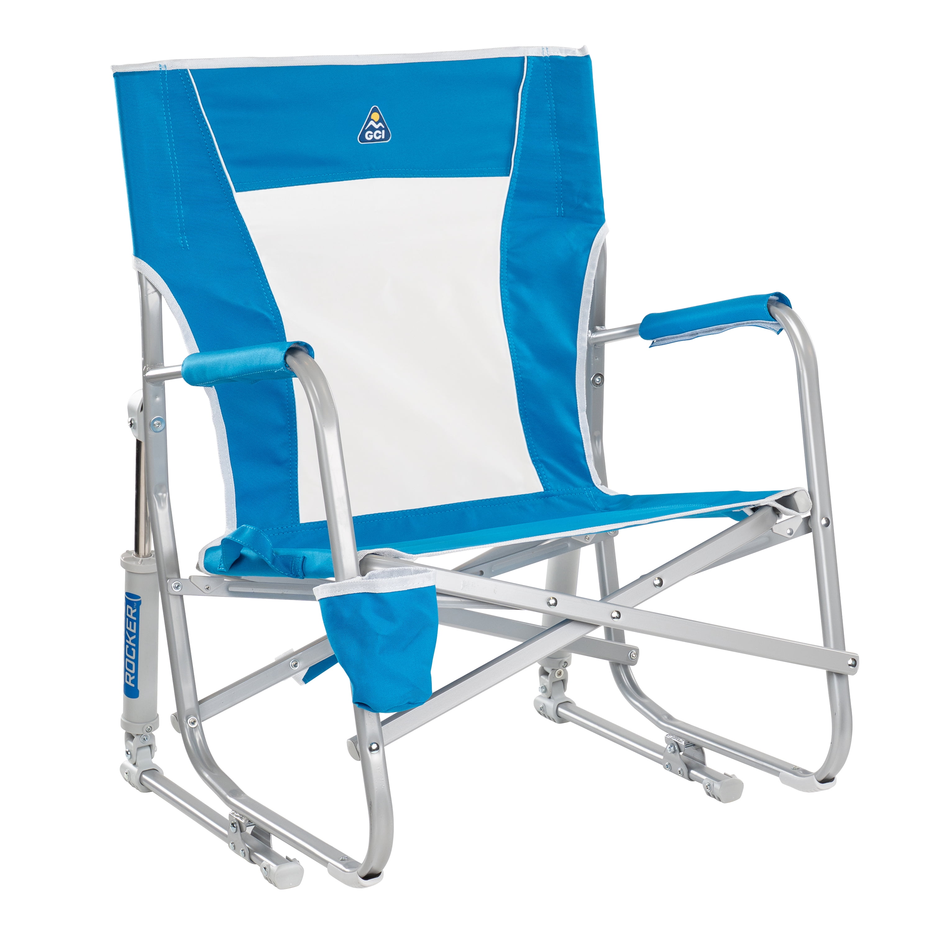 GCI Outdoor Beach Rocker, Foldable Low Profile Rocking Chair, RRK150 ...