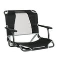 thumbnail image 1 of GCI Outdoor Big Comfort Stadium Seat With Armrests and Back Support for Bleachers, Black, 1 of 12