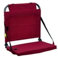thumbnail image 1 of GCI Outdoor BleacherBack Stadium Seat With Cushioned Back Support for Bleachers, Red, 1 of 7
