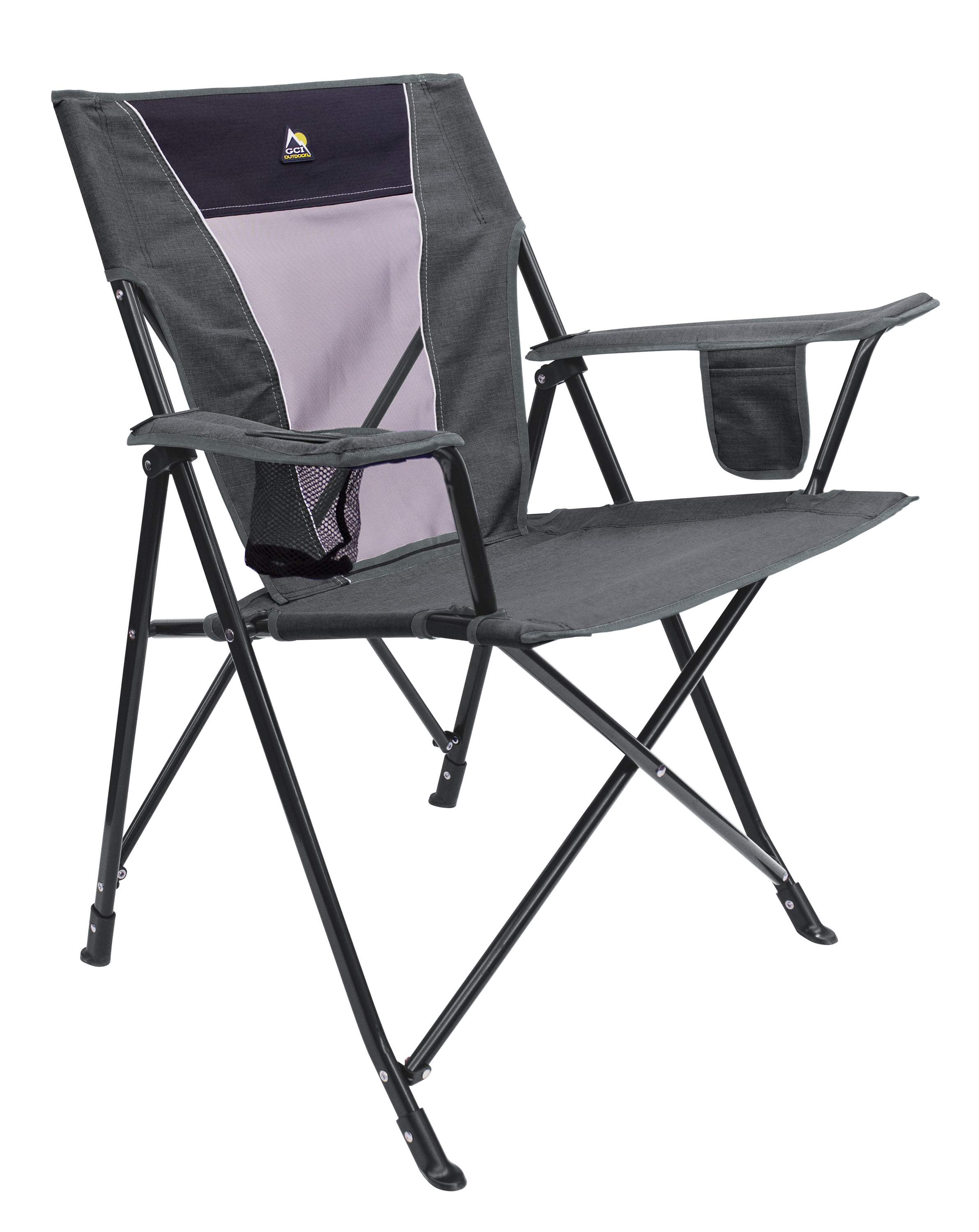 GCI Outdoor Comfort Pro Lightweight Folding Camping Chair, Heathered Pewter - image 1 of 4