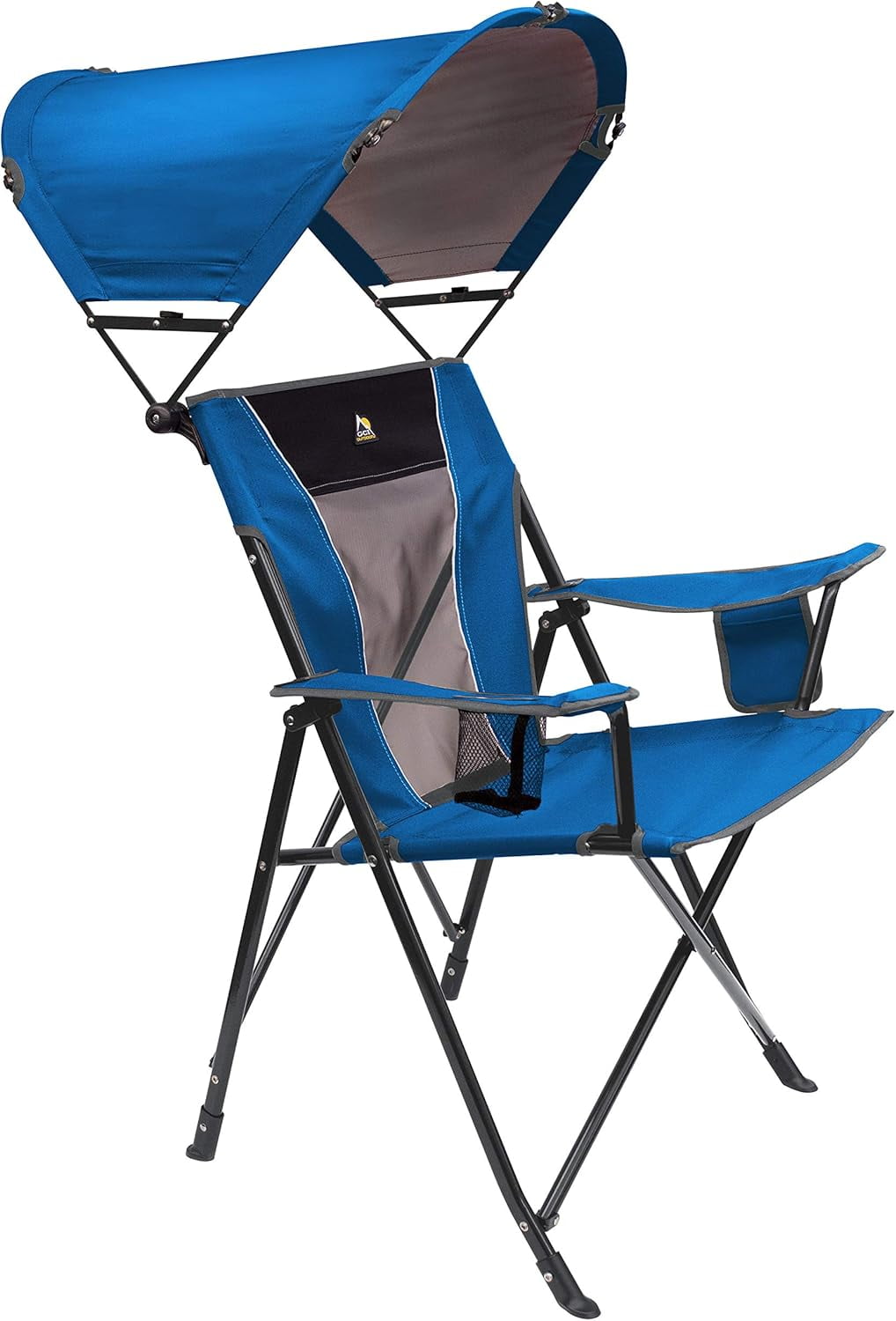 GCI Outdoor Comfort Pro Rocker Camping Chair | Portable Folding Rocking Chair with Durable Armrests & Drink Holder  Sweet Tea