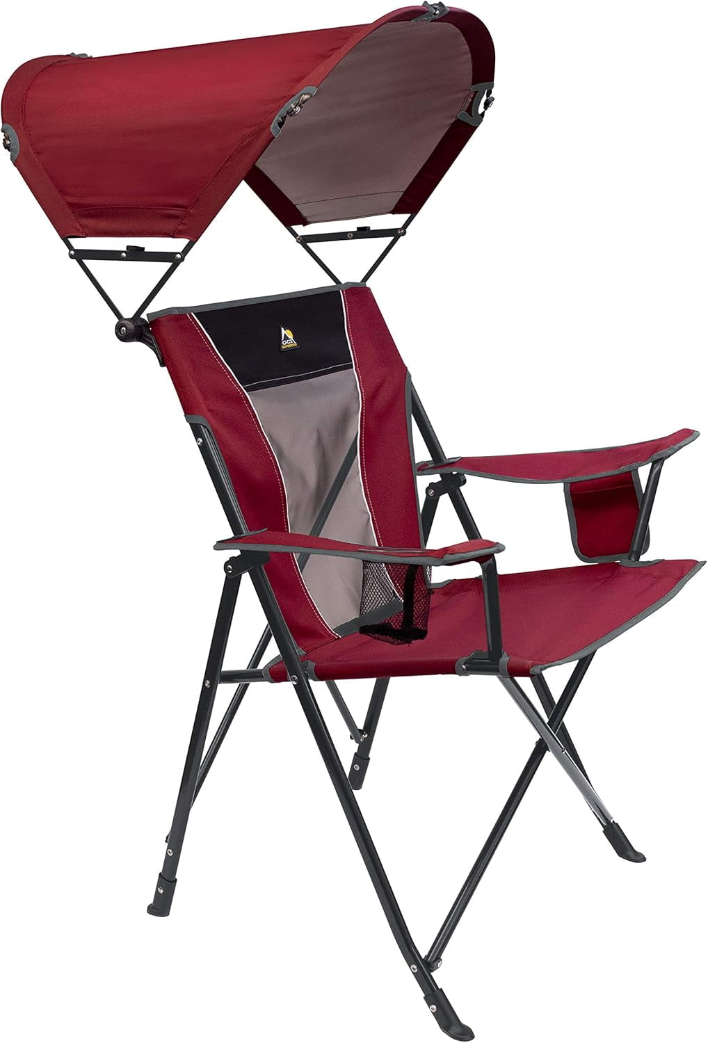 GCI Outdoor Comfort Pro Rocker Camping Chair | Portable Folding Rocking Chair with Durable Armrests & Drink Holder  Sweet Tea