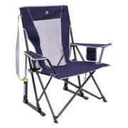 GCI Outdoor Comfort Pro Rocker Foldable Rocking Camp Chair, Indigo